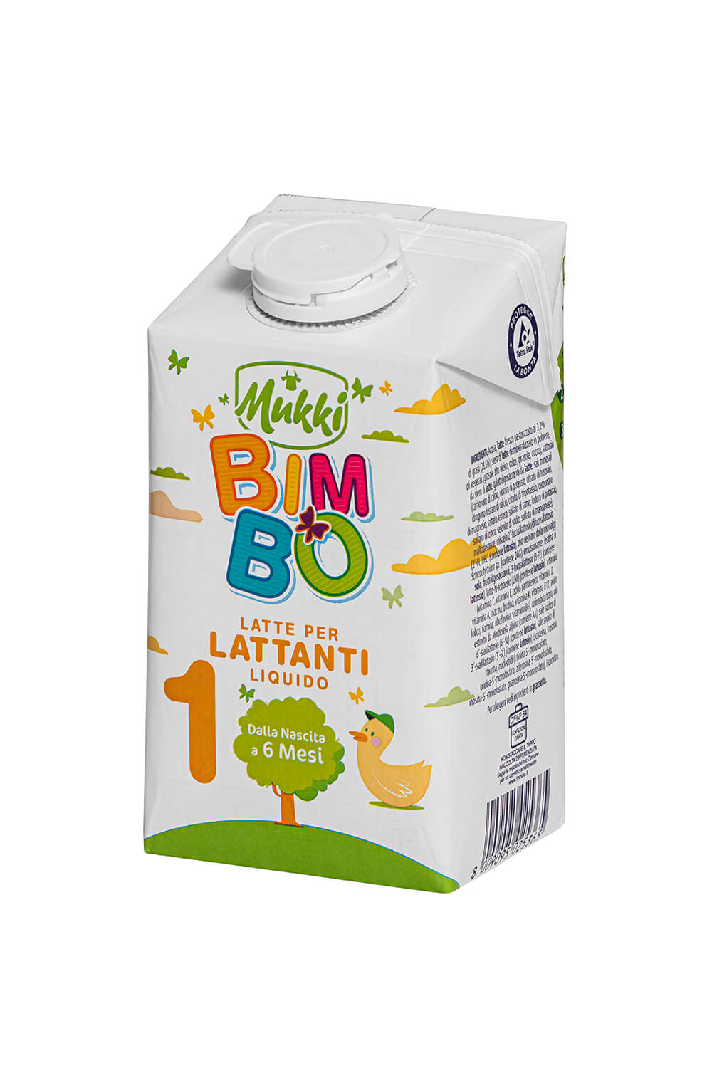 Mukki Bimbo 1 - Latte per lattanti liquido 500 ml - 12 confezioni