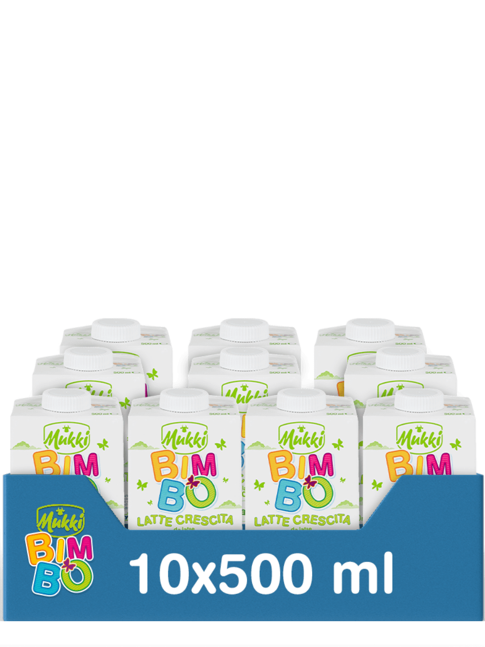 Mukki Bimbo Latte di Crescita 500 ml - 10 confezioni