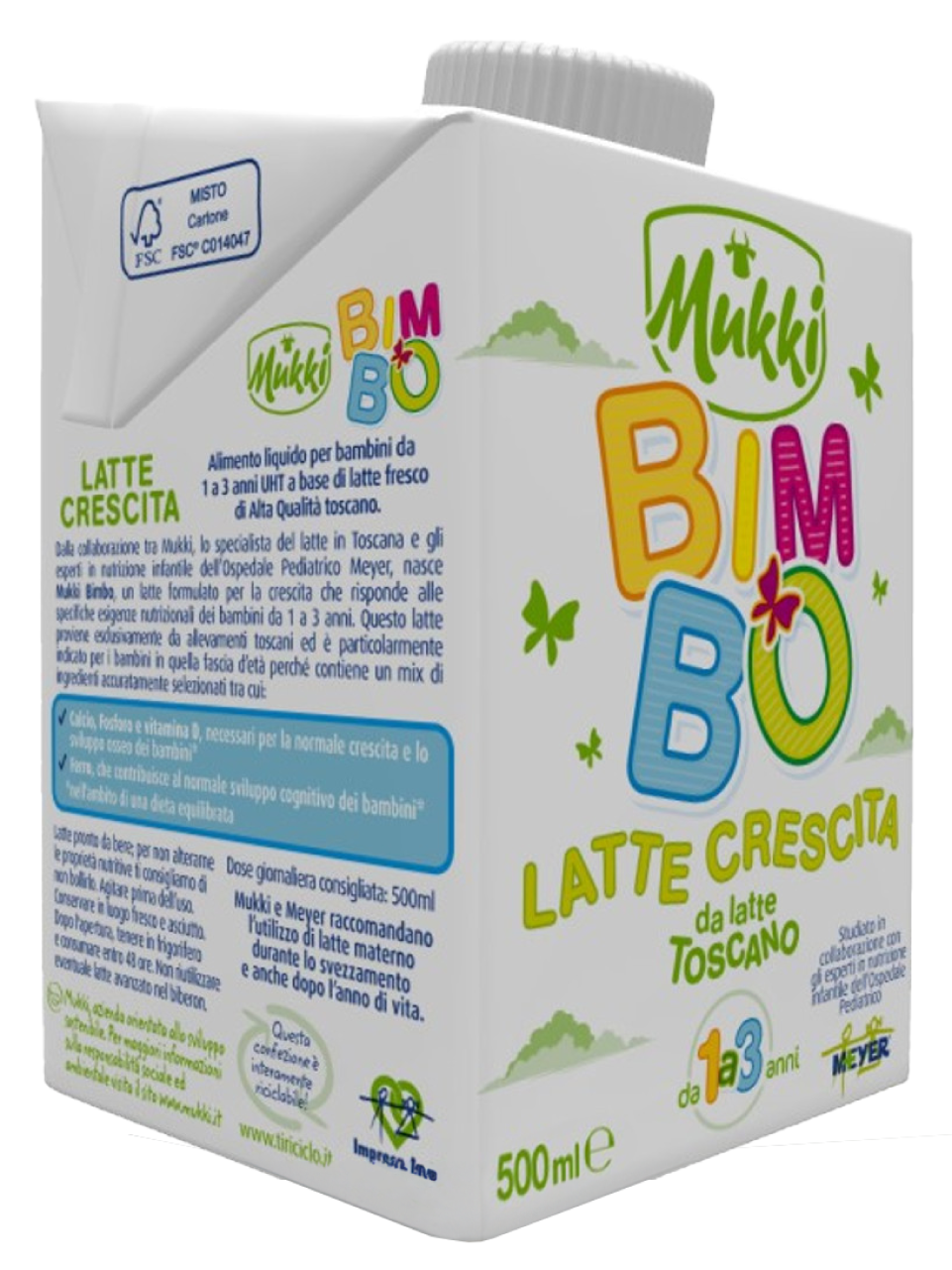 Mukki Bimbo Latte di Crescita 500 ml - 10 confezioni