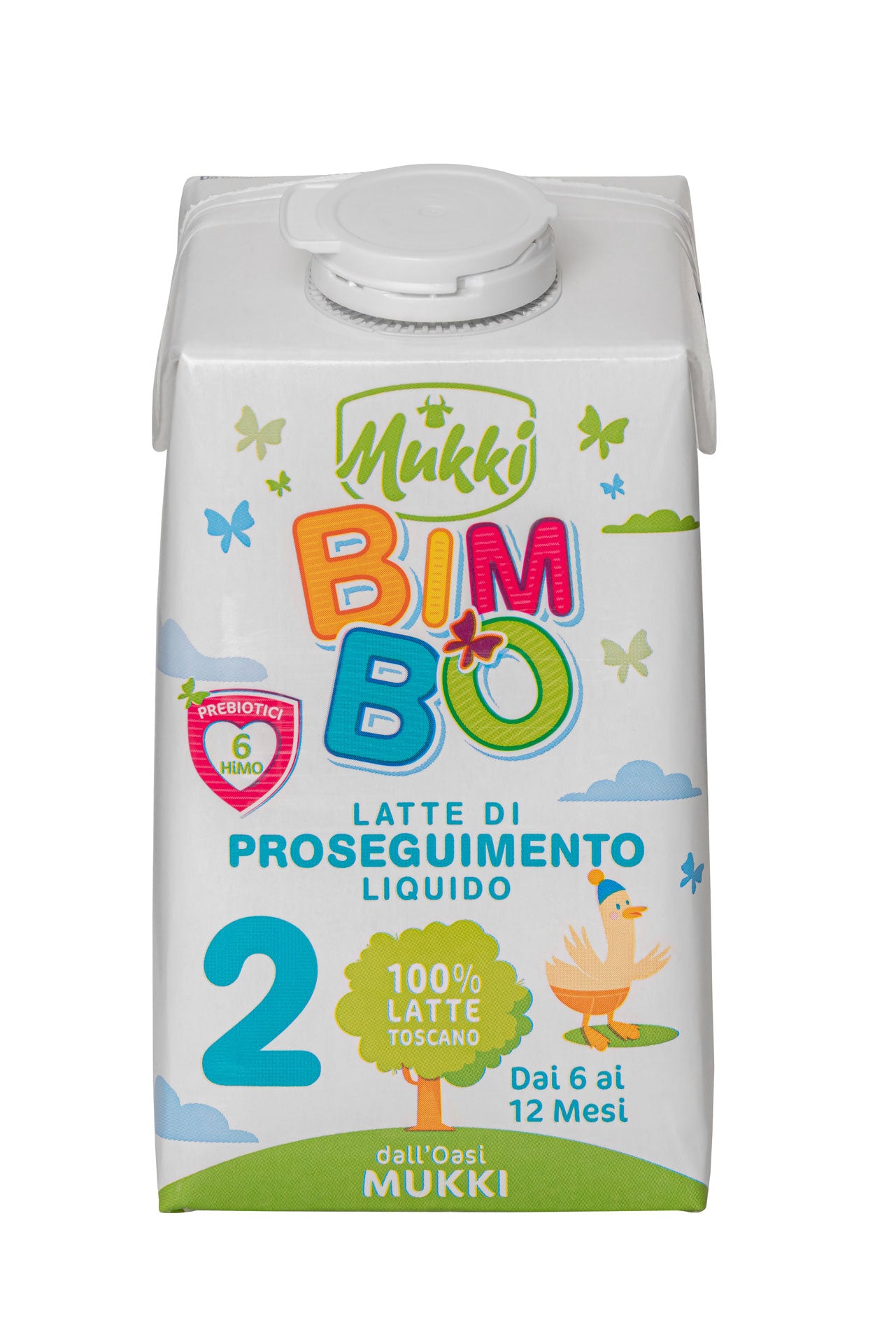 Mukki Bimbo 2 - Latte di proseguimento liquido 500 ml - 12 confezioni