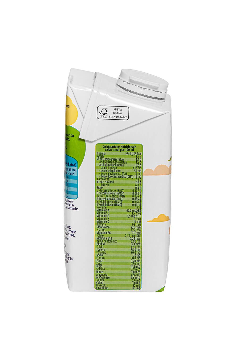 Mukki Bimbo 1 - Latte per lattanti liquido 500 ml - 12 confezioni