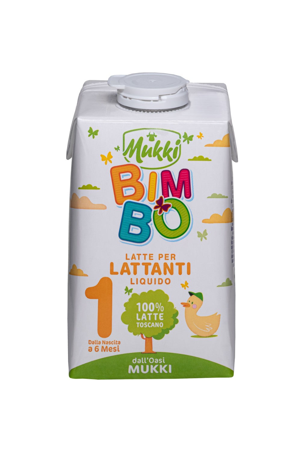 Mukki Bimbo 1 - Latte per lattanti liquido 500 ml - 12 confezioni